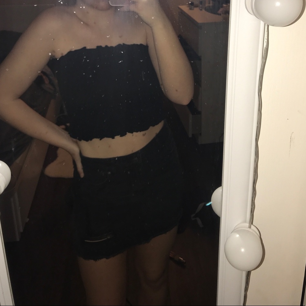 Tube top black